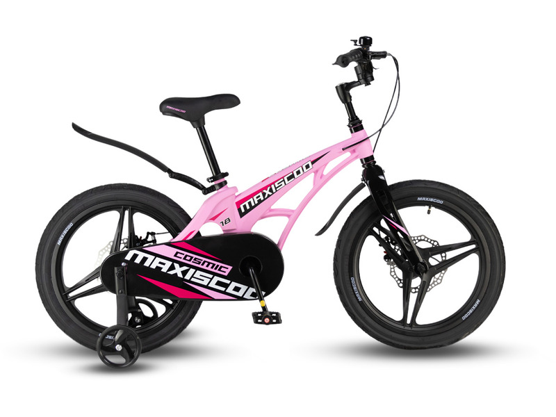 Фото Велосипед детский для мальчиков и девочек от 5 до 9 лет Maxiscoo Cosmic 18 Делюкс 2024
