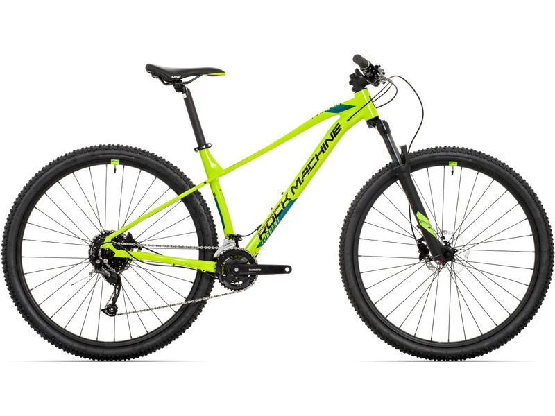 Горный велосипед Rock Machine Torrent 20-29, год 2024, цвет Желтый-Синий, ростовка 21