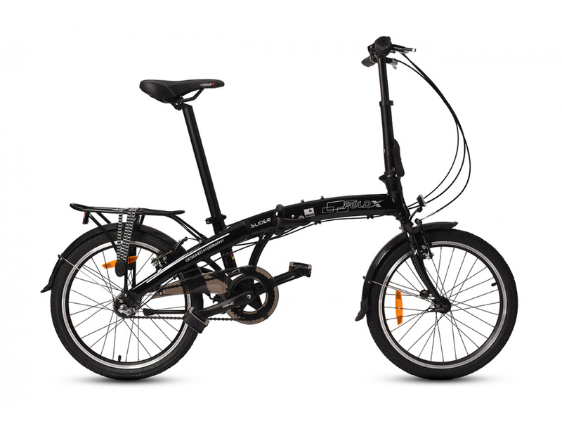 Складной велосипед Foldx FoldX Slider, год 2022, цвет Черный