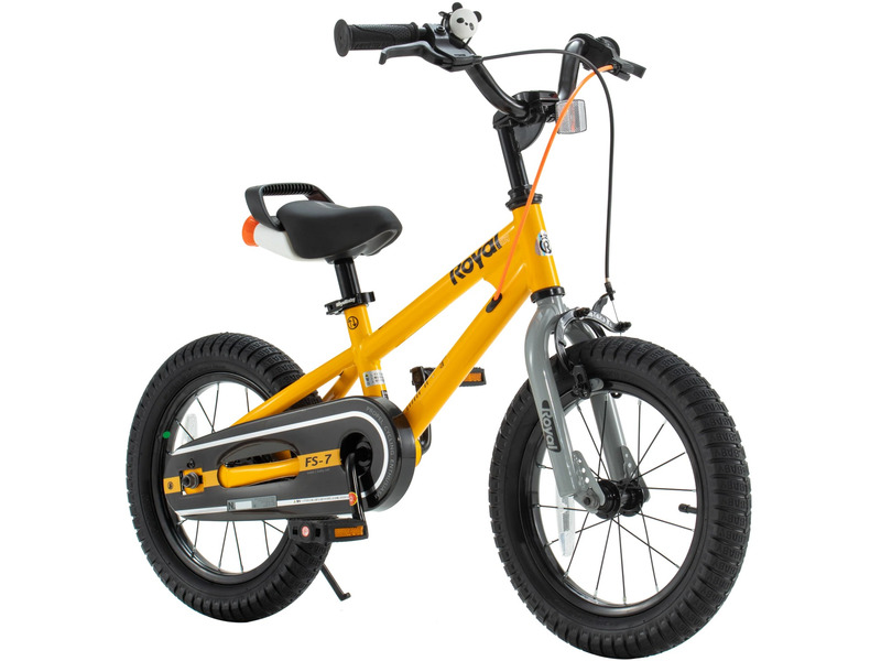 Детский велосипед Royal Baby Freestyle 7th 14, год 2024, цвет Желтый