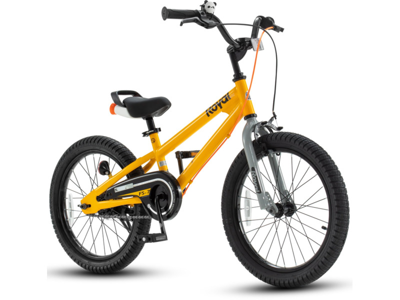 Детский велосипед Royal Baby Freestyle 7th 18, год 2024, цвет Желтый