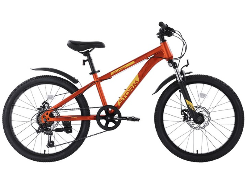 Подростковый велосипед Techteam TechTeam Storm 22, год 2023, цвет Оранжевый, ростовка 12