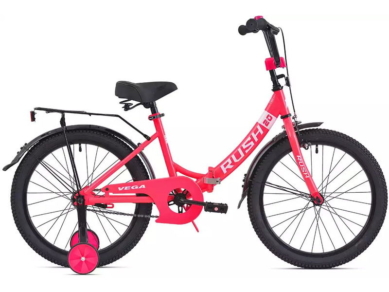Детский велосипед Rush Hour Vega 200, год 2024, цвет Розовый