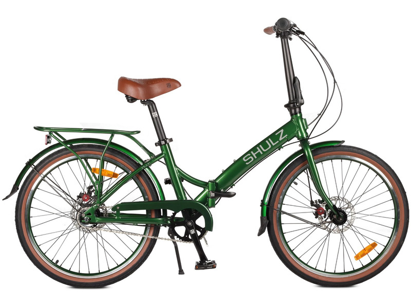 Складной велосипед Shulz Krabi Nexus 7 Disk, год 2023, цвет Зеленый