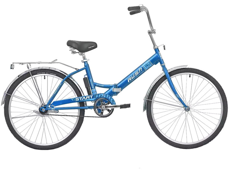 Складной велосипед Rush Hour Start 140, год 2024, цвет Синий, ростовка 16