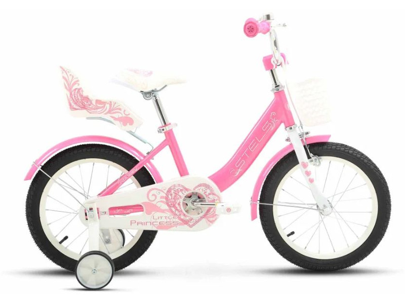 Фото Велосипед детский для девочек от 3 до 5 лет Stels Little Princess 14 KC 2024