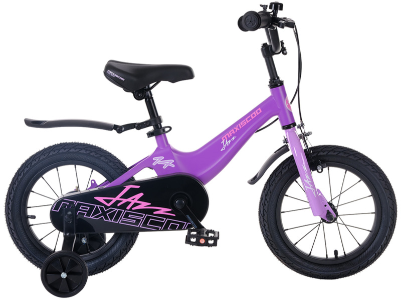 Детский велосипед Maxiscoo Jazz Стандарт Плюс 14, год 2024, цвет Фиолетовый