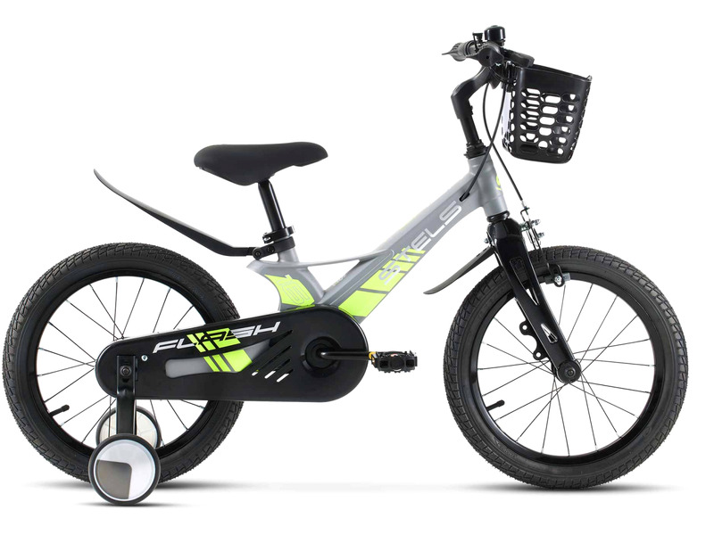 

Детский велосипед Stels Flash 16, год 2026, цвет Серый, Flash 16, год 2026, цвет Серый