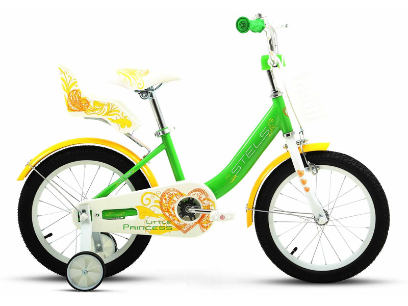 

Детский велосипед Stels Little Princess 14, год 2026, цвет Зеленый, Little Princess 14, год 2026, цвет Зеленый