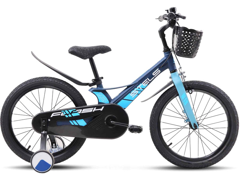 

Детский велосипед Stels Flash KR 18, год 2026, цвет Синий-Зеленый, Flash KR 18, год 2026, цвет Синий-Зеленый