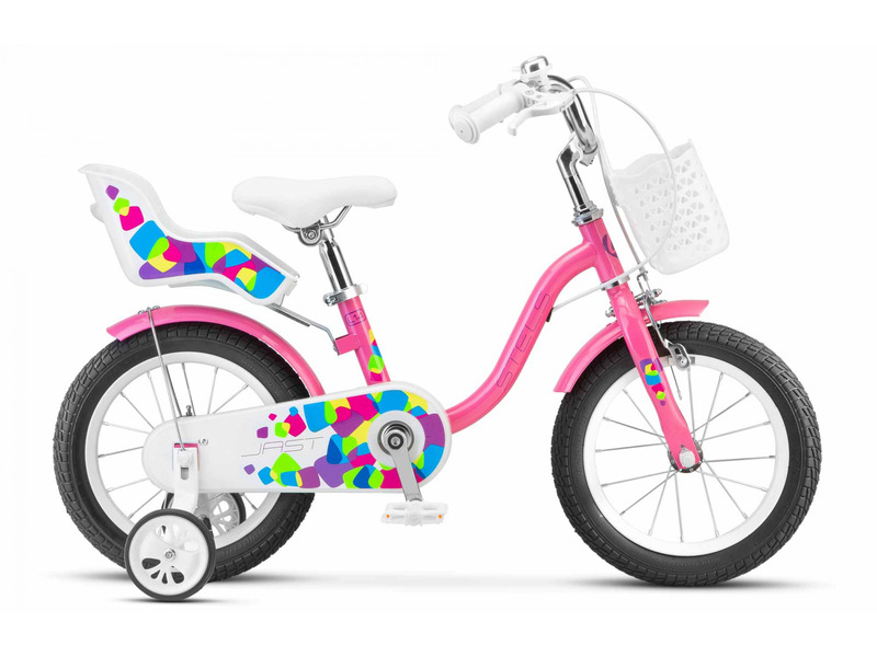 

Детский велосипед Stels Jast 14, год 2026, цвет Розовый, Jast 14, год 2026, цвет Розовый