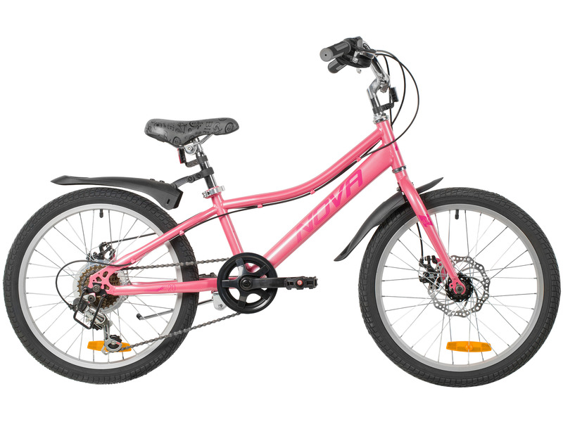 Фото Велосипед детский для девочек от 5 до 9 лет Novatrack Alice 20 Disc 2026
