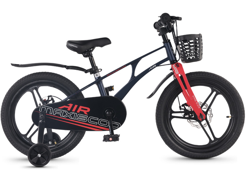 Детский велосипед Maxiscoo Air Pro 18, год 2026, цвет Черный