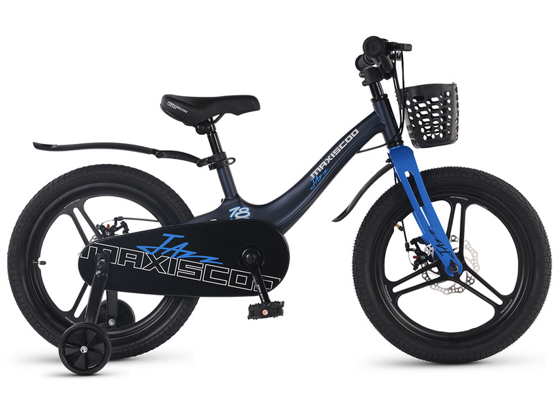 

Детский велосипед Maxiscoo Jazz Pro 18, год 2026, цвет Черный, Jazz Pro 18, год 2026, цвет Черный