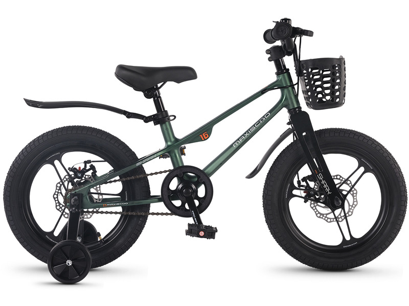 Фото Велосипед детский для мальчиков и девочек от 3 до 5 лет Maxiscoo Shark Pro 16 2026