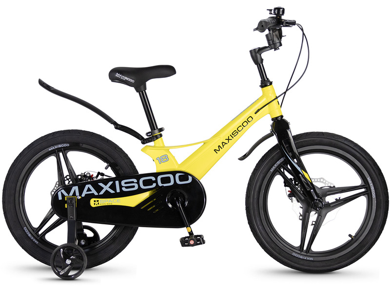 Фото Велосипед детский для мальчиков и девочек от 5 до 9 лет Maxiscoo Space Deluxe 18 2026