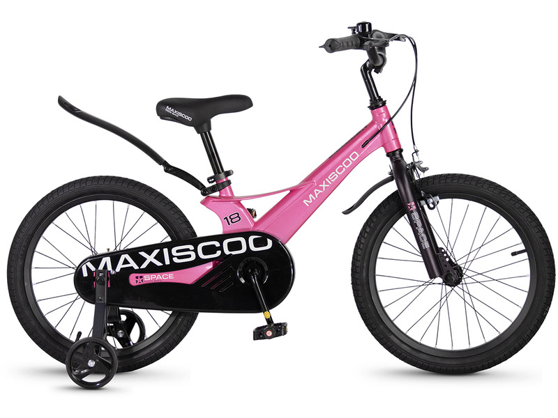 

Детский велосипед Maxiscoo Space Стандарт 18, год 2026, цвет Розовый, Space Стандарт 18, год 2026, цвет Розовый