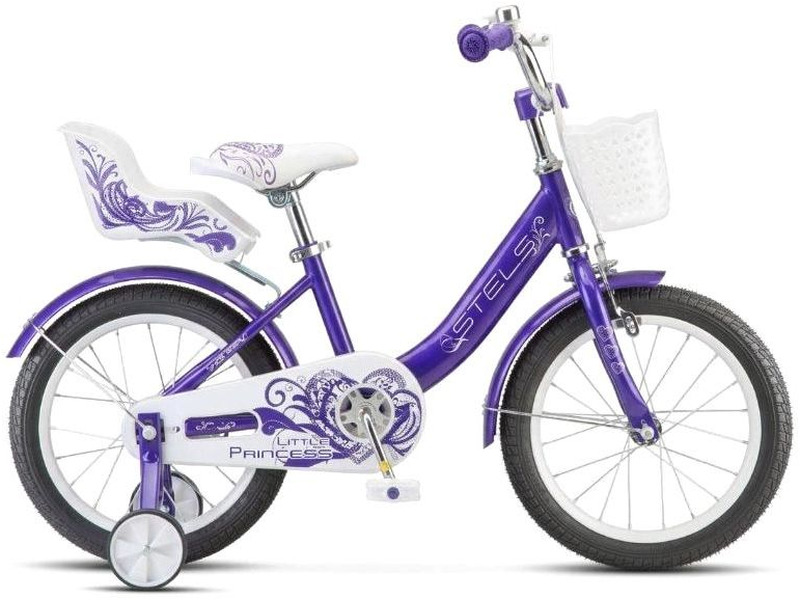

Детский велосипед Stels Little Princess 18, год 2026, цвет Фиолетовый, Little Princess 18, год 2026, цвет Фиолетовый