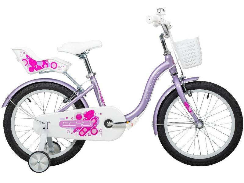 

Детский велосипед Stels Echo 16, год 2026, цвет Фиолетовый, Echo 16, год 2026, цвет Фиолетовый
